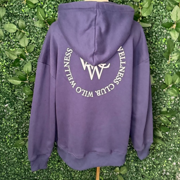 Women's Cozy Hoodie in Navy Blue - Picture 3 of 4